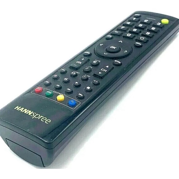 Authentic HANNspree OEM TV DVD Replacement Black Remote Control ST32AMSB Tested - Picture 1 of 12